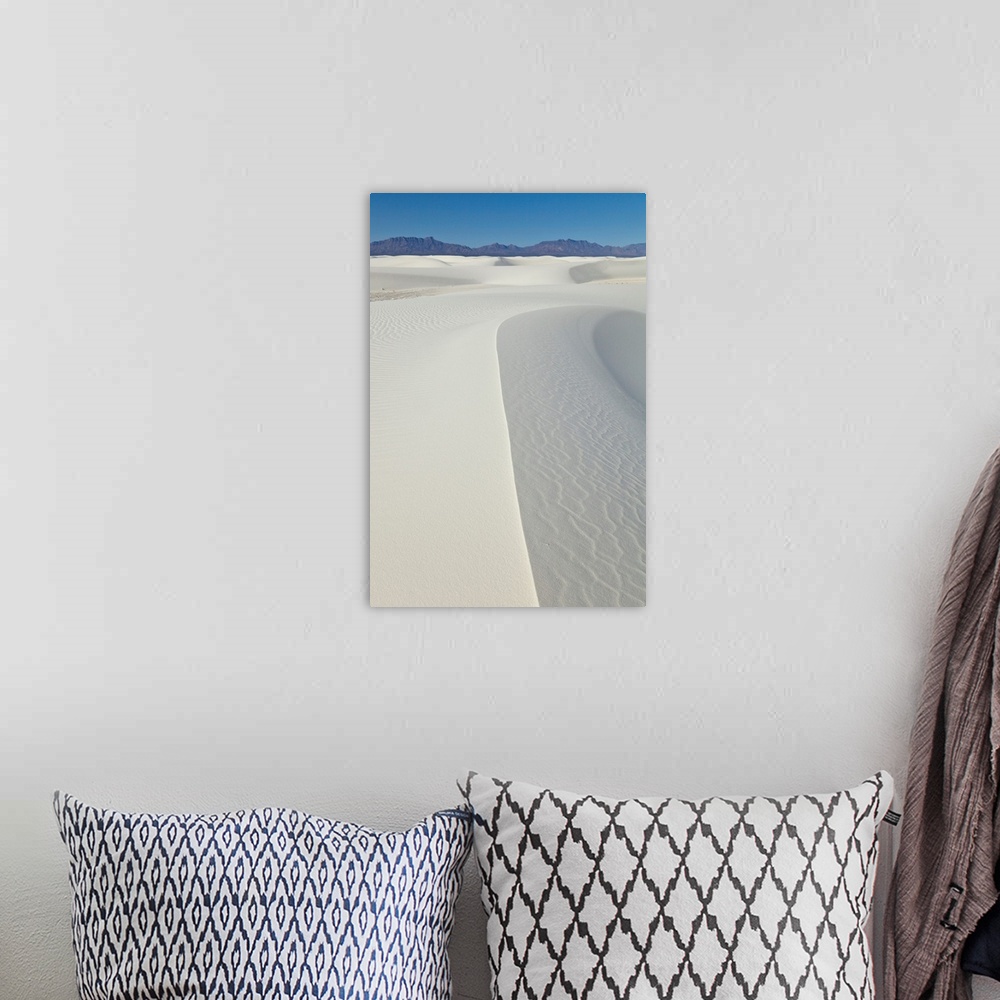 A bohemian room featuring Gypsum Dunes in White Sands National Monument New Mexico