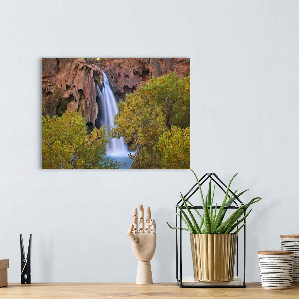 A bohemian room featuring Havasu Falls, Grand Canyon, Arizona