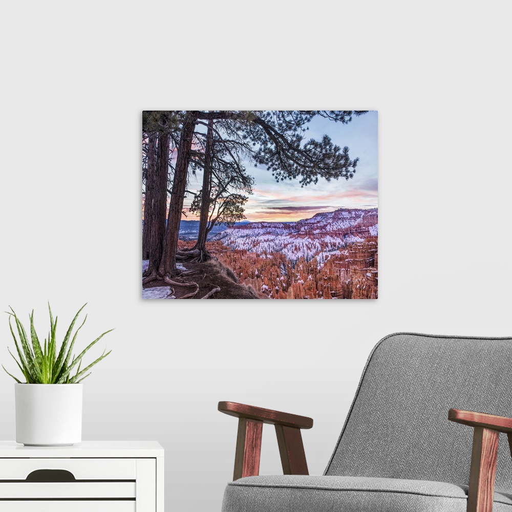 A modern room featuring Hoodoos in winter, Bryce Canyon National Park, Utah