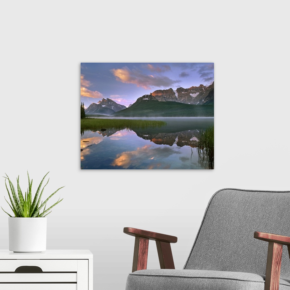 A modern room featuring Tim Fitzharris-4063-Mt Patterson Waputik Range Banff NP Alberta