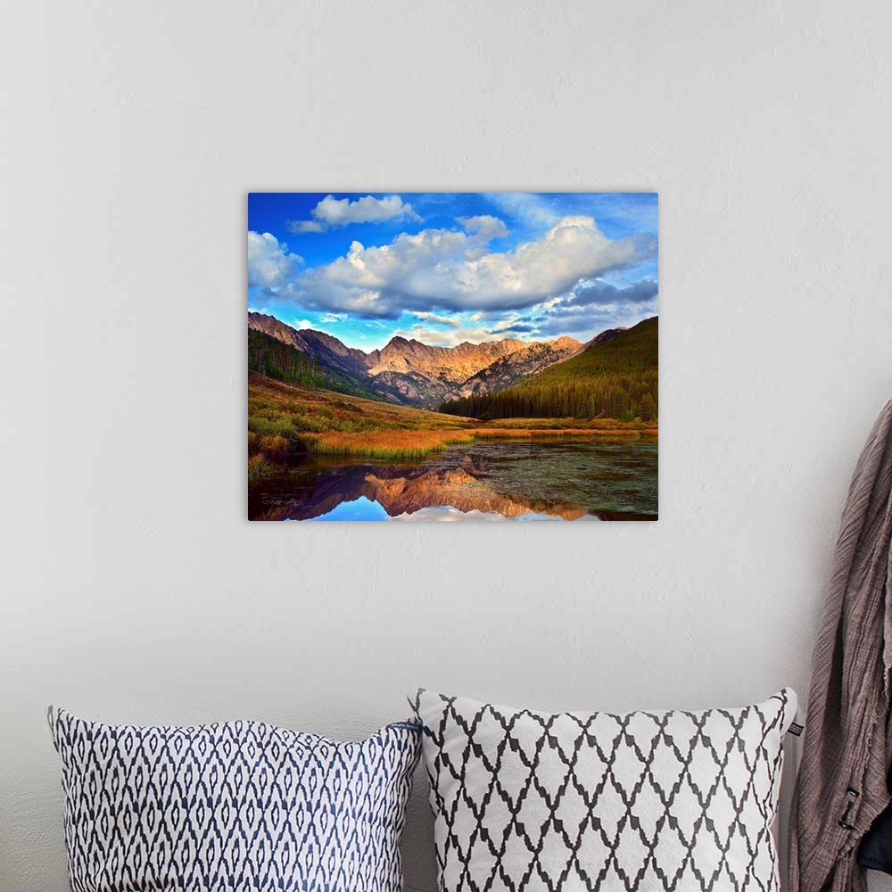 A bohemian room featuring Mt Powell and Piney Lake, Colorado