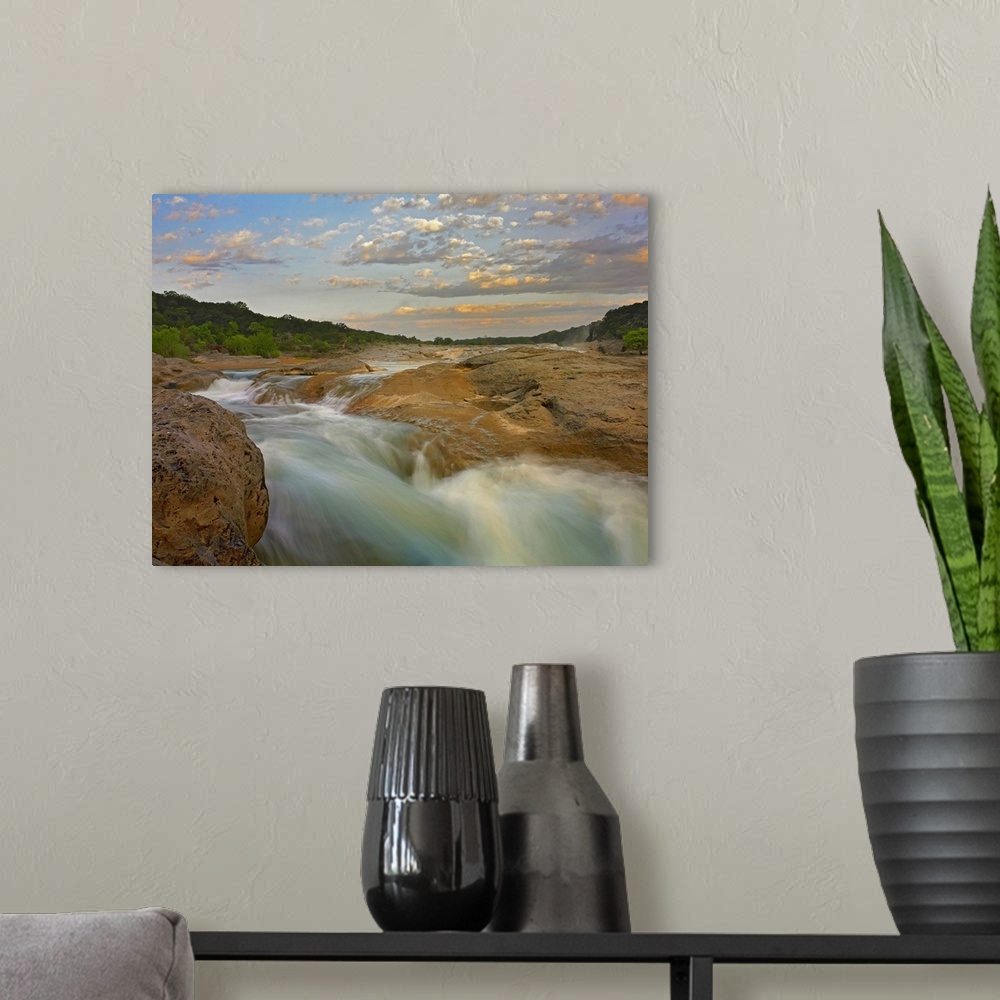 A modern room featuring River in Pedernales Falls State Park, Texas