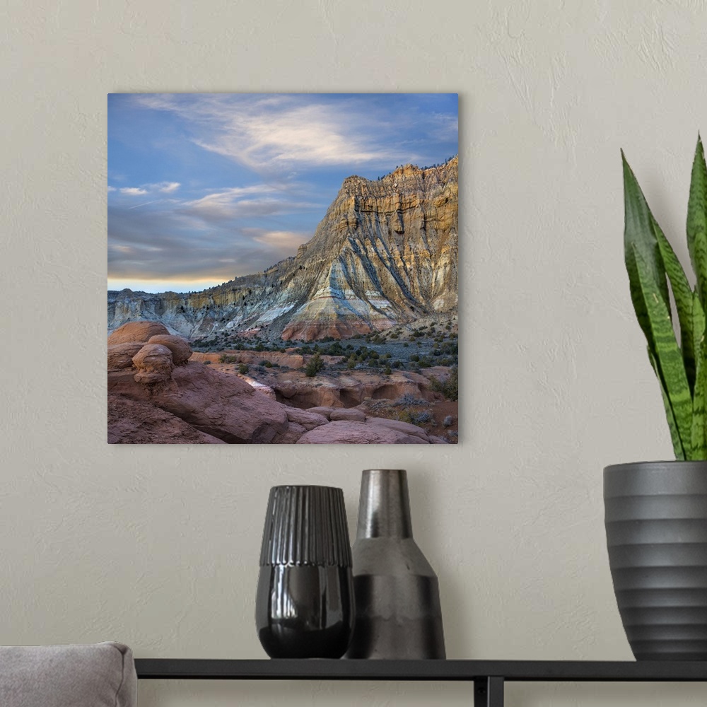 A modern room featuring Sandstone cliff, Kodachrome Basin State Park, Utah
