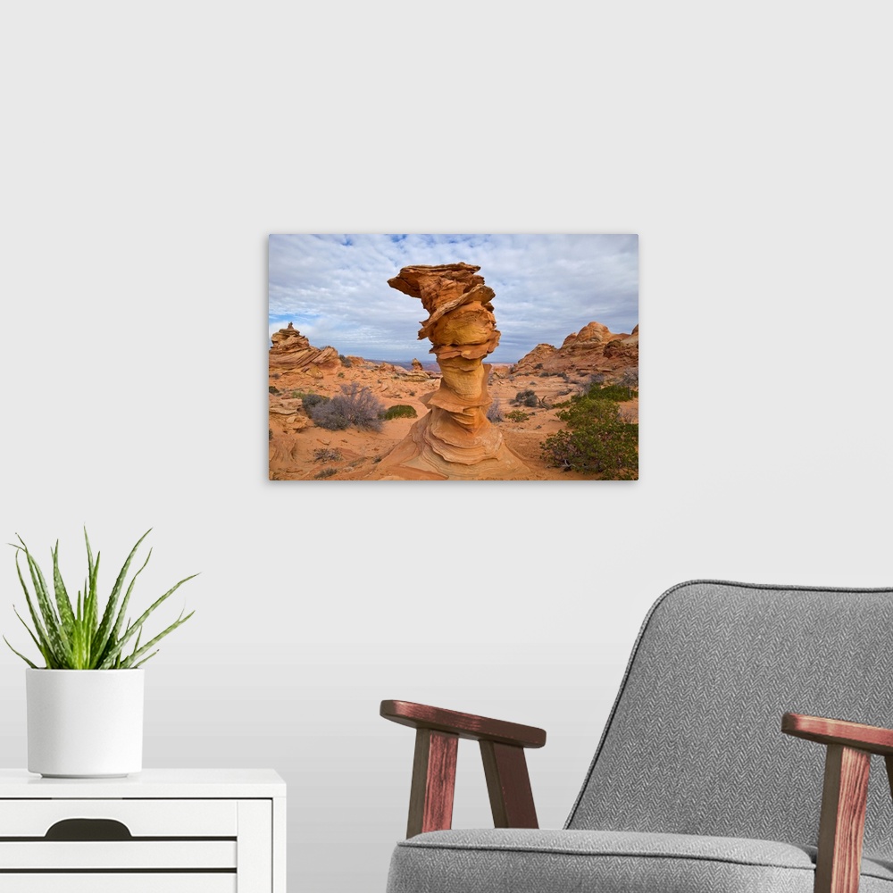 A modern room featuring Sandstone Formation Vermillion Cliffs National Monument Arizona