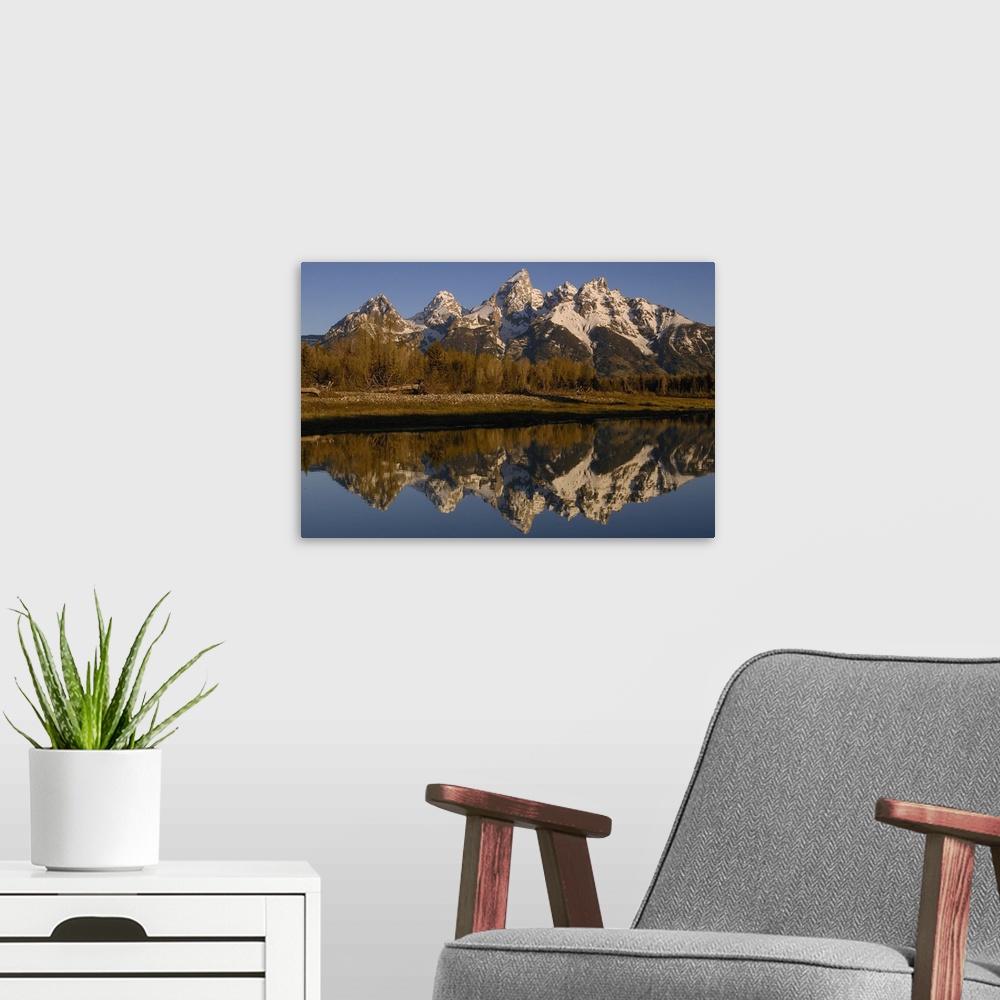 A modern room featuring Wyoming, USA