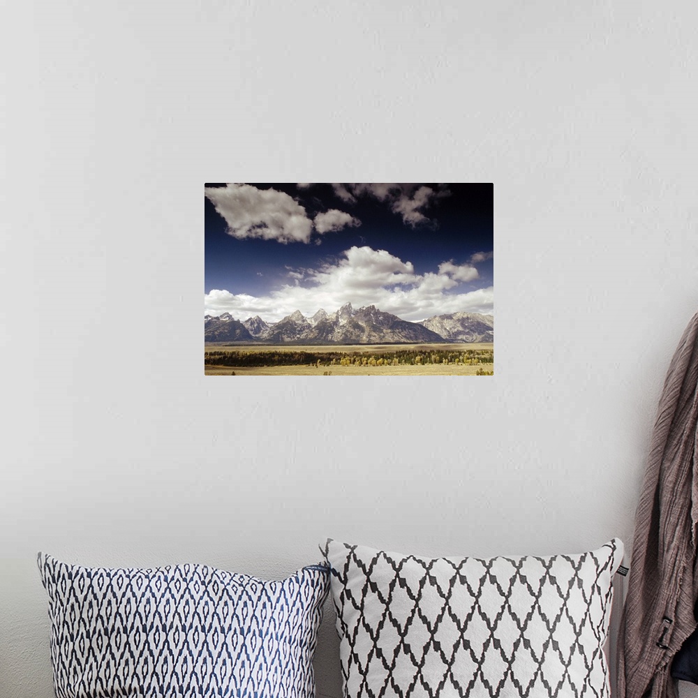 A bohemian room featuring Teton Range, Snake River Valley, Grand Teton National Park, Wyoming