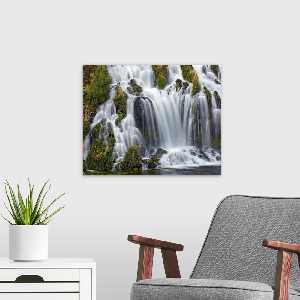 A modern room featuring Waterfall, Niagara Springs, Thousand Springs State Park, Idaho
