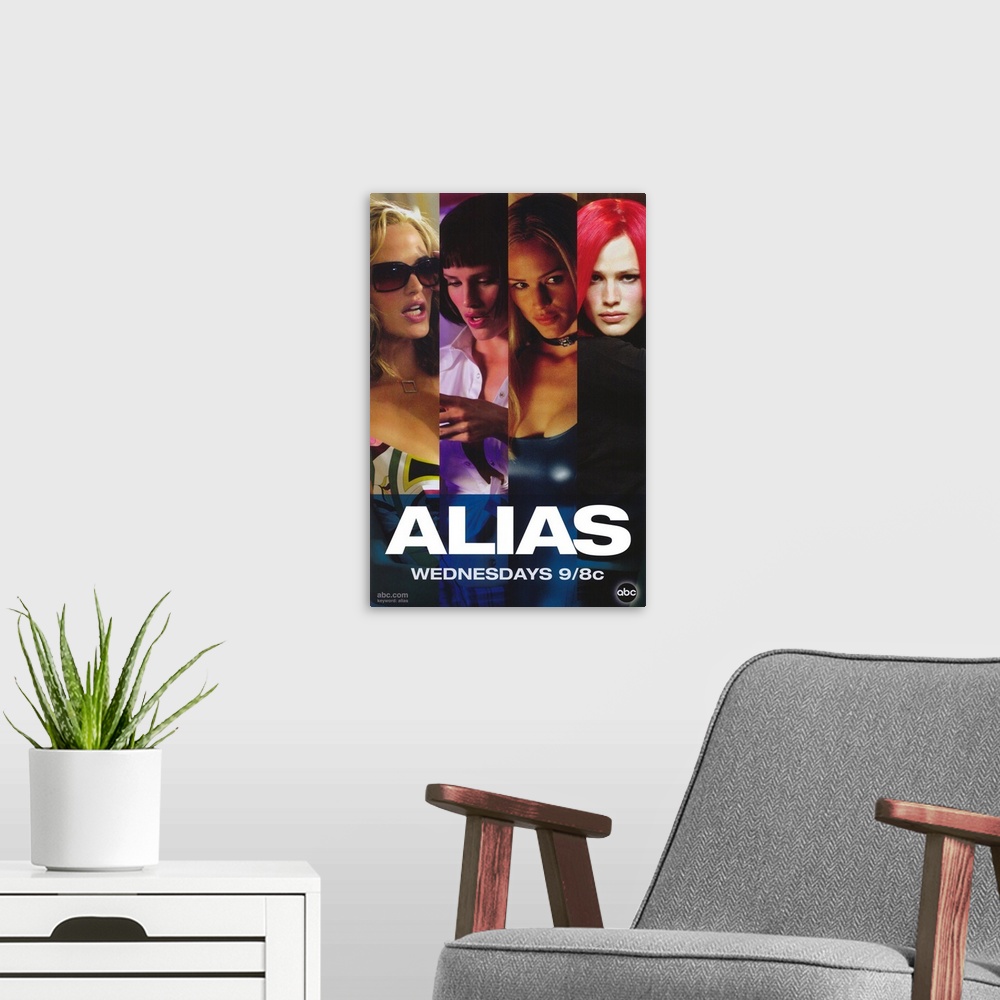 A modern room featuring Alias (TV) (2001)