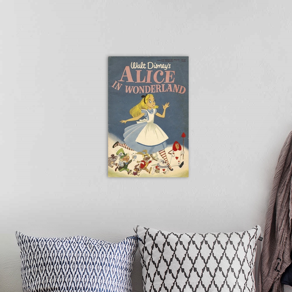 A bohemian room featuring Disney version of Lewis Carroll's Children's story. Alice becomes bored and her mind starts to wa...