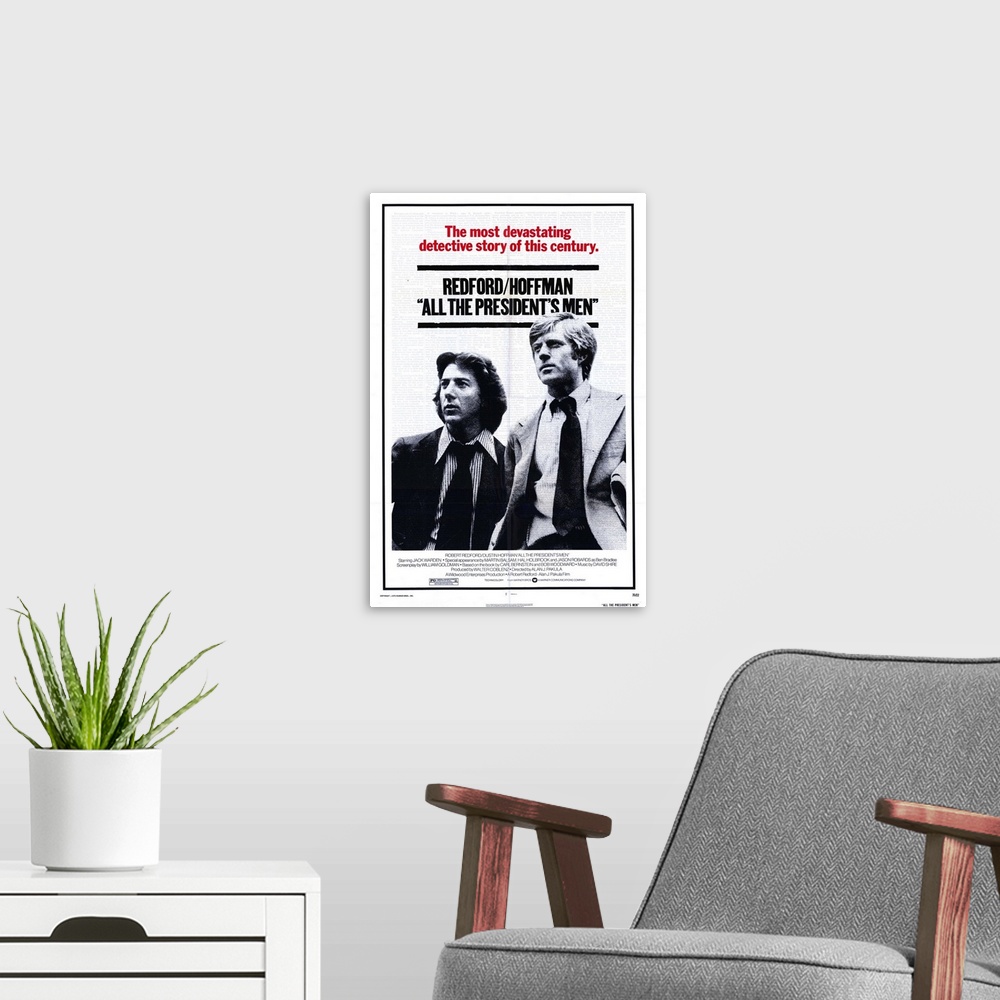 A modern room featuring True story of the Watergate break-in that led to the political scandal of the decade, based on th...