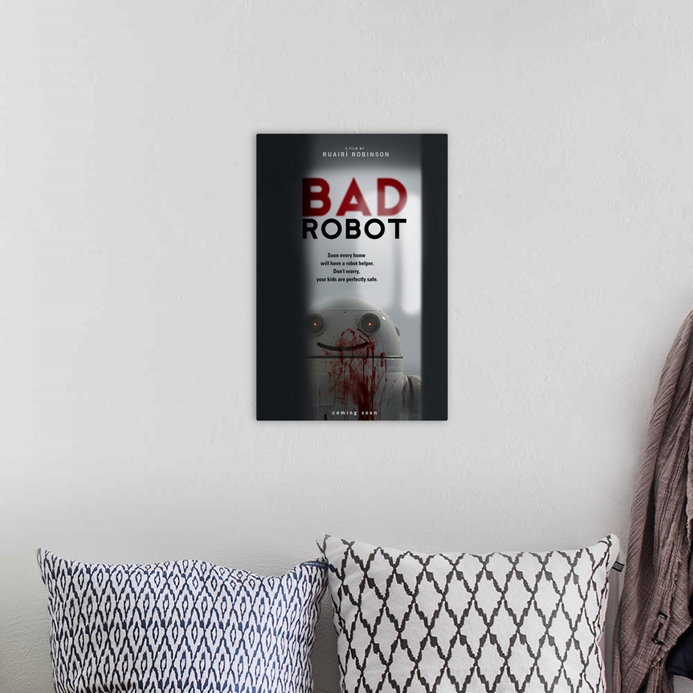 A bohemian room featuring Bad Robot - Movie Poster