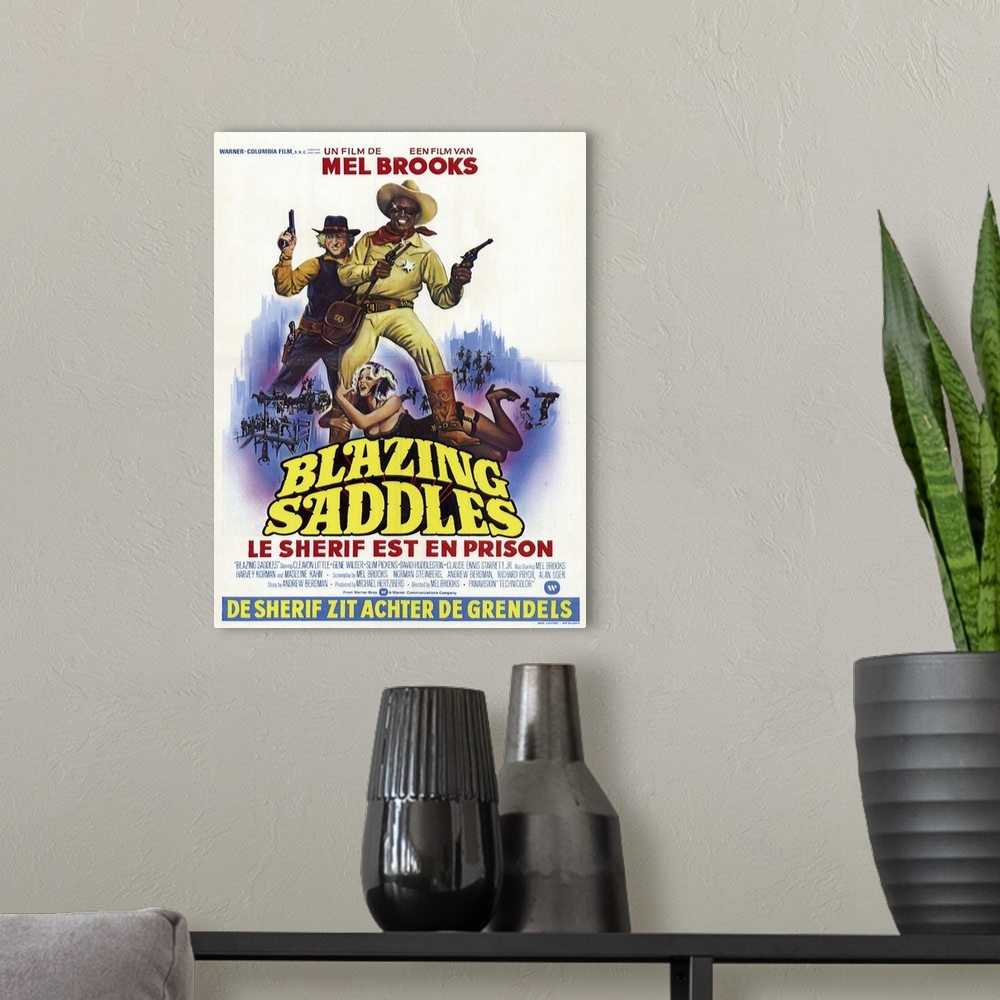 A modern room featuring Wild, wacky spoof by Brooks of every cliche in the western film genre. Little is Black Bart, a co...