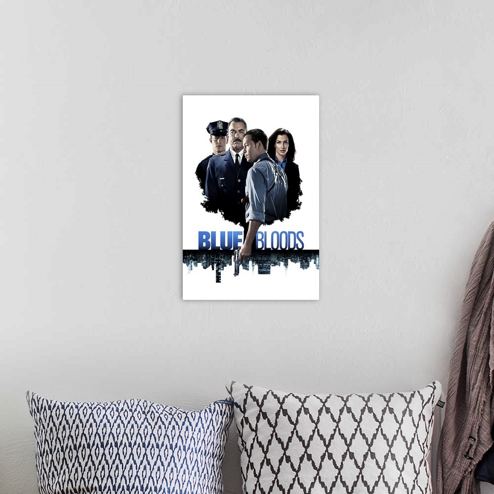 A bohemian room featuring Blue Bloods - TV Poster