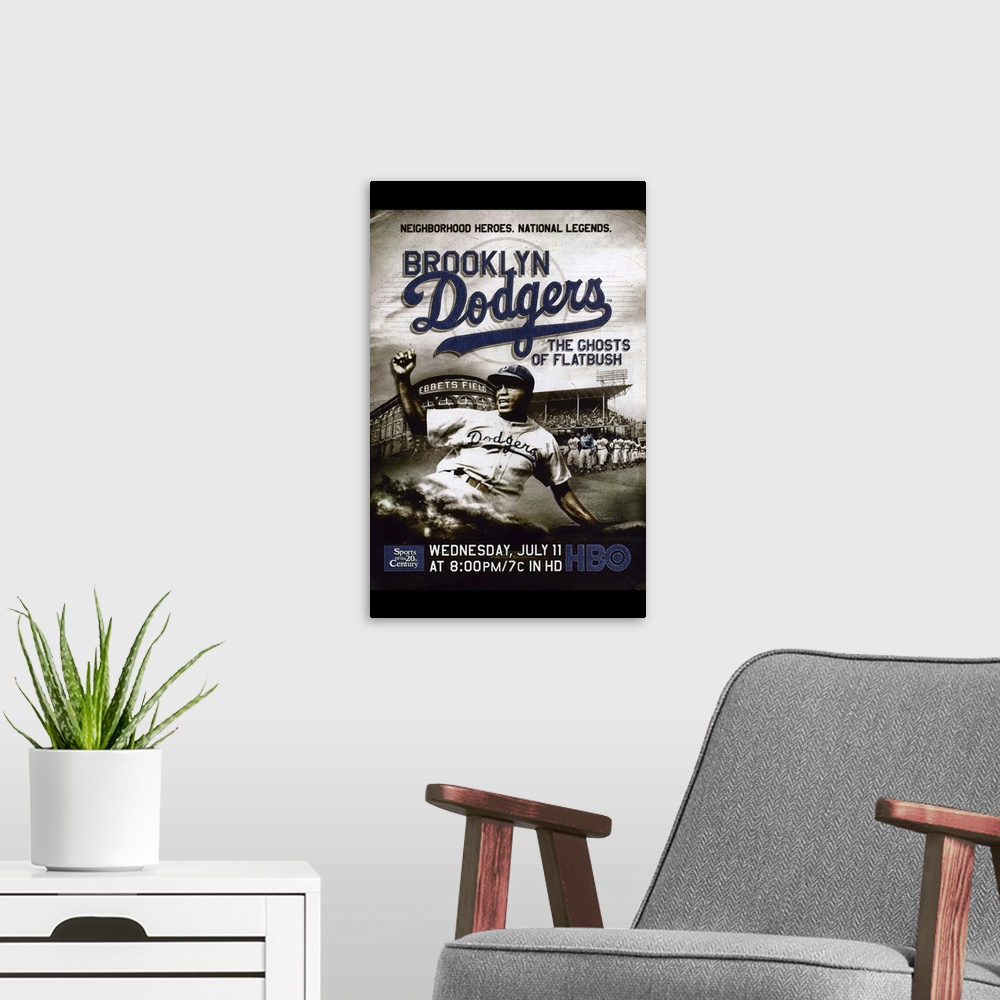 A modern room featuring Brooklyn Dodgers: The Ghosts of Flatbush (2007)