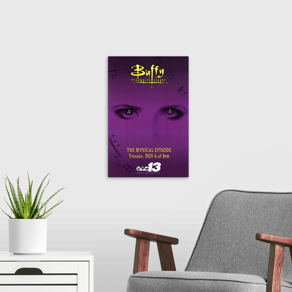 A modern room featuring Buffy The Vampire Slayer (TV) (2001)