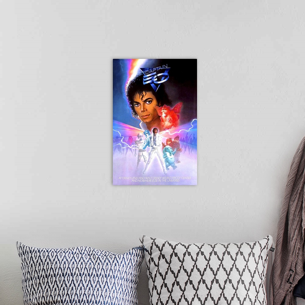 A bohemian room featuring Captain EO (1986)