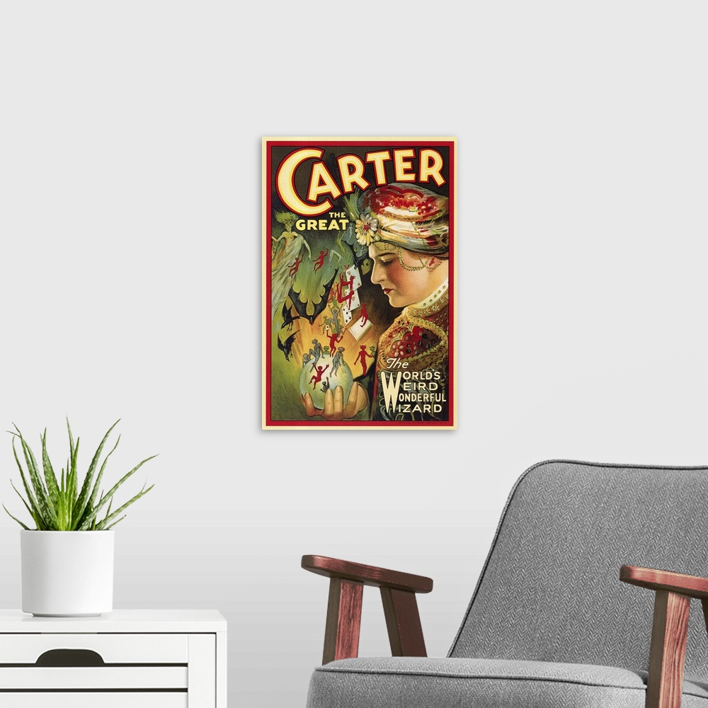 A modern room featuring Carter The Great