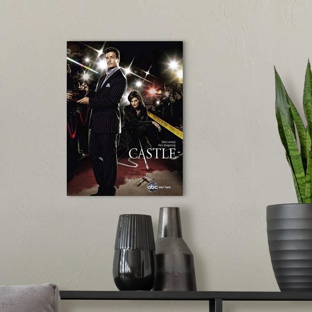 A modern room featuring Castle (TV) (2009)