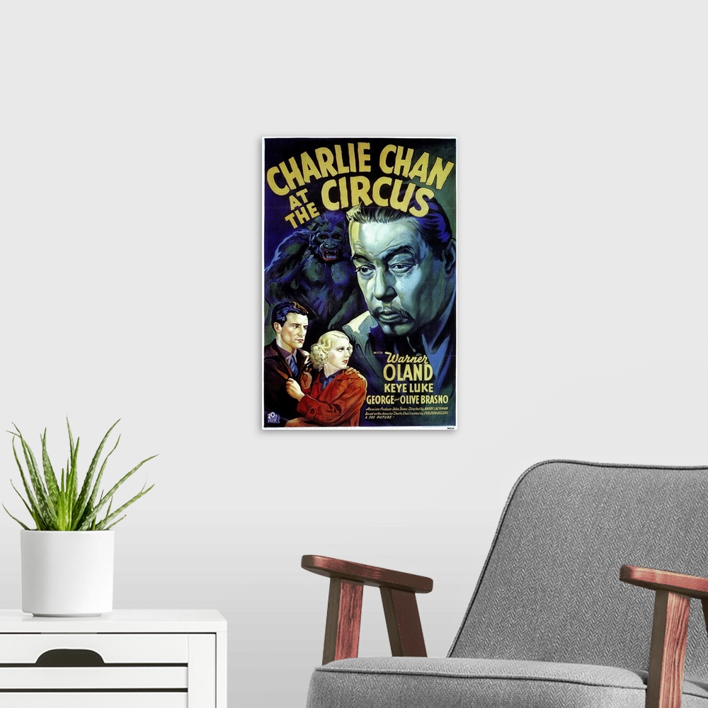 A modern room featuring Charlie Chan At The Circus (1936)
