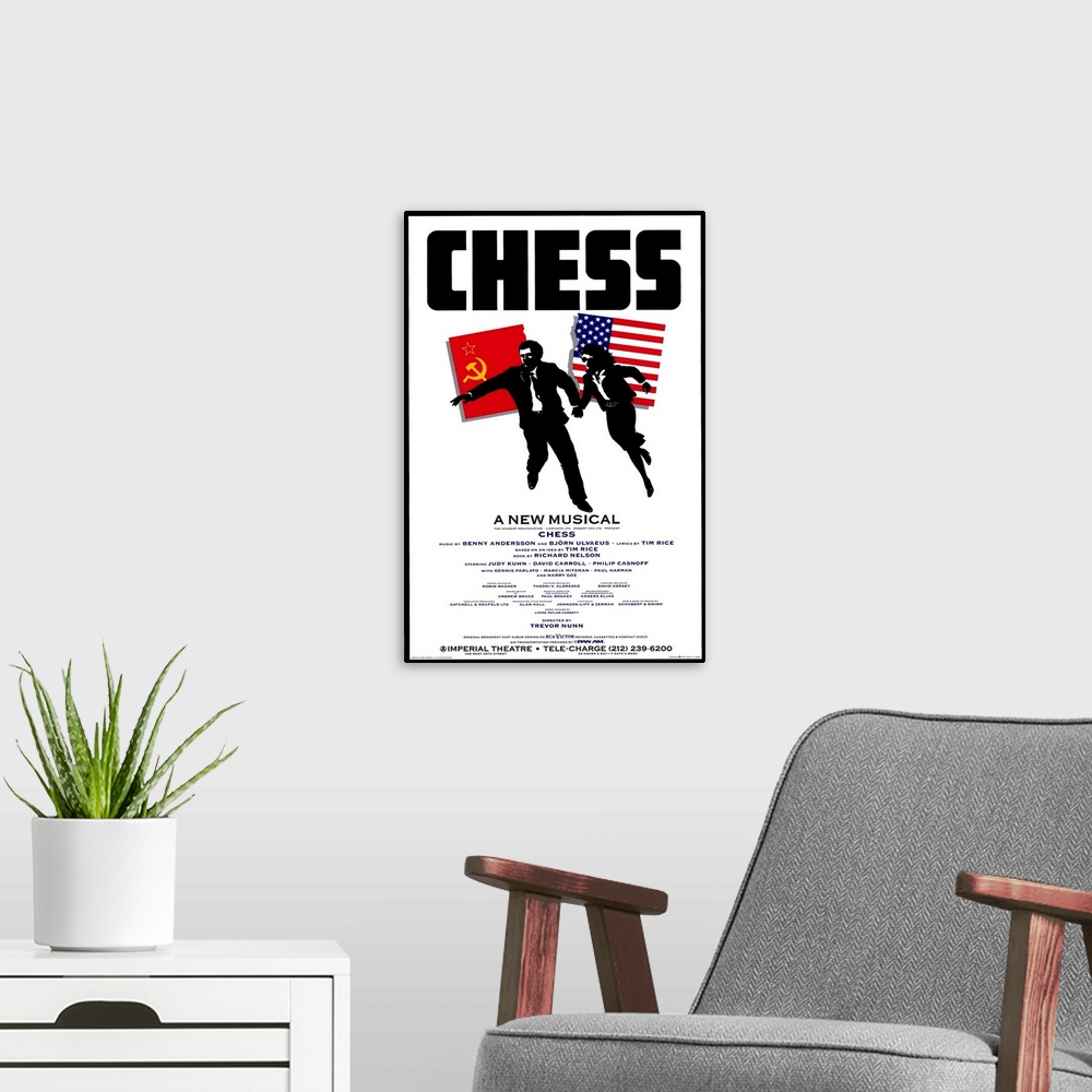 A modern room featuring Chess (Broadway) (1988)