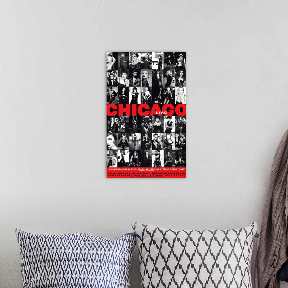 A bohemian room featuring Chicago (Broadway) ()