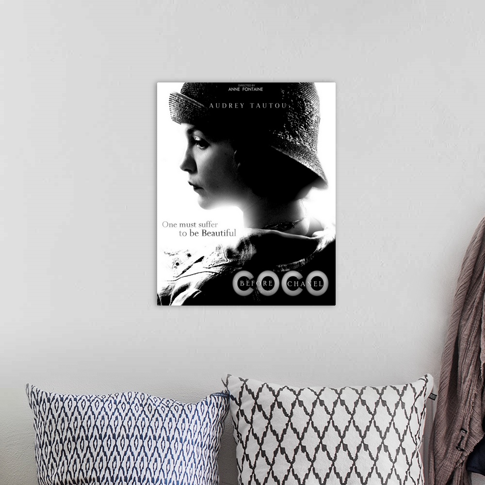 A bohemian room featuring The story of Coco Chanel's rise from obscure beginnings to the heights of the fashion world.