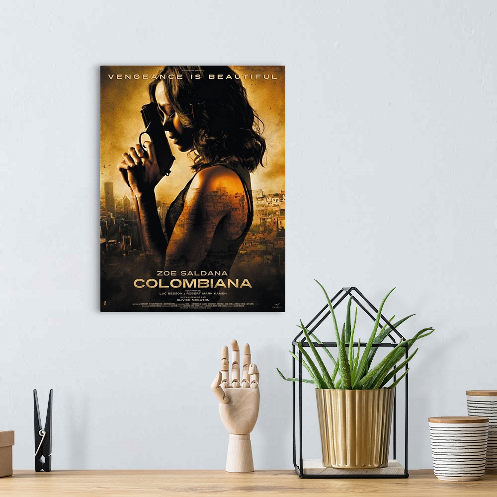 A bohemian room featuring Colombiana - Movie Poster - French
