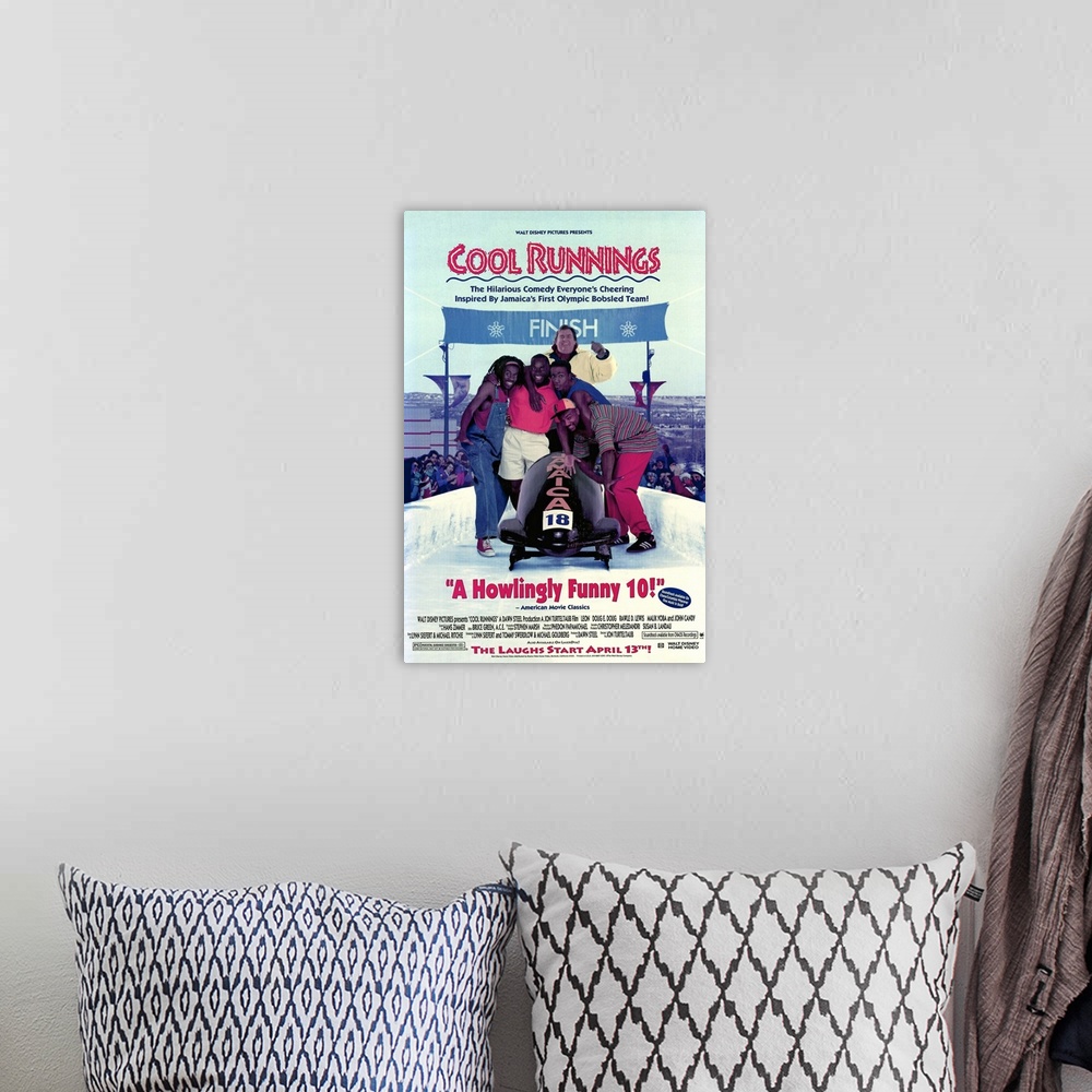A bohemian room featuring Bright, slapstick comedy based on the true story of the Jamaican bobsled team's quest to enter th...
