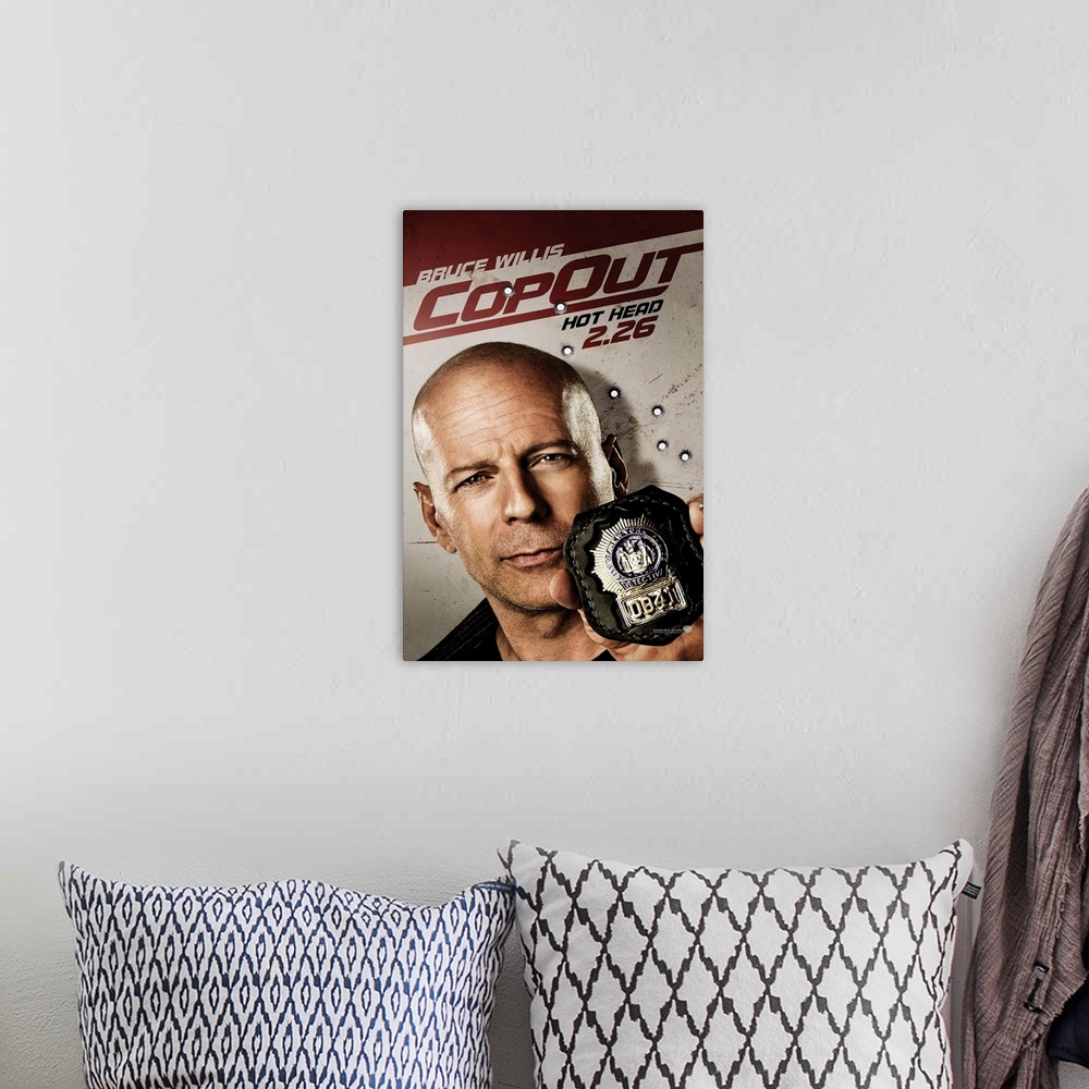 A bohemian room featuring Cop Out - Movie Poster