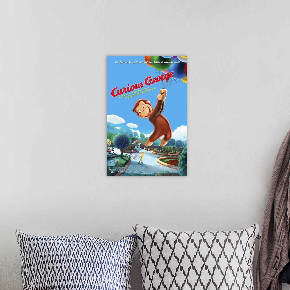 A bohemian room featuring Curious George (2006)