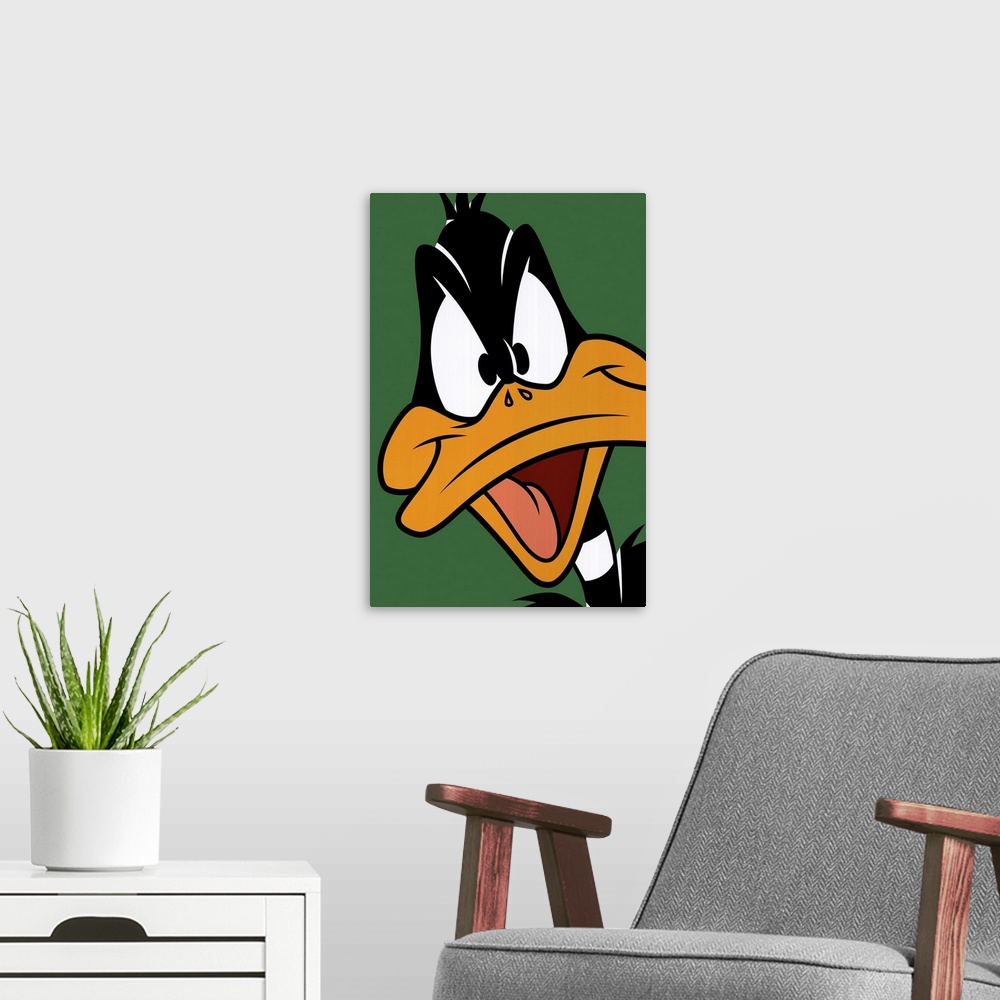 A modern room featuring Daffy Duck ()