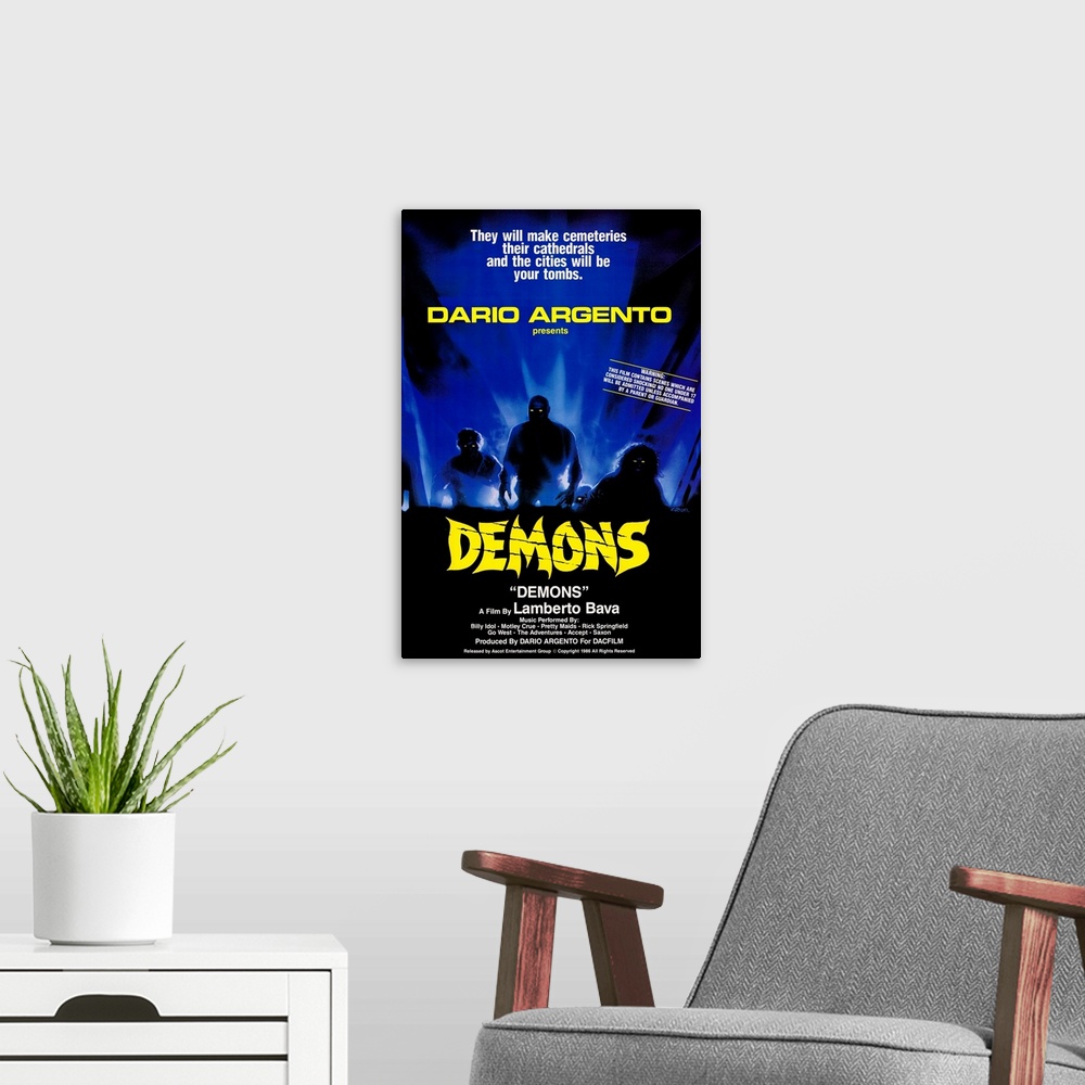 A modern room featuring Demons (1985)