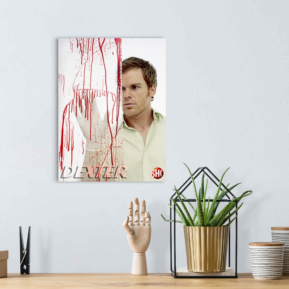 A bohemian room featuring During the day, Dexter Morgan is a jovial employee in the Miami Metropolitan Police Department's ...