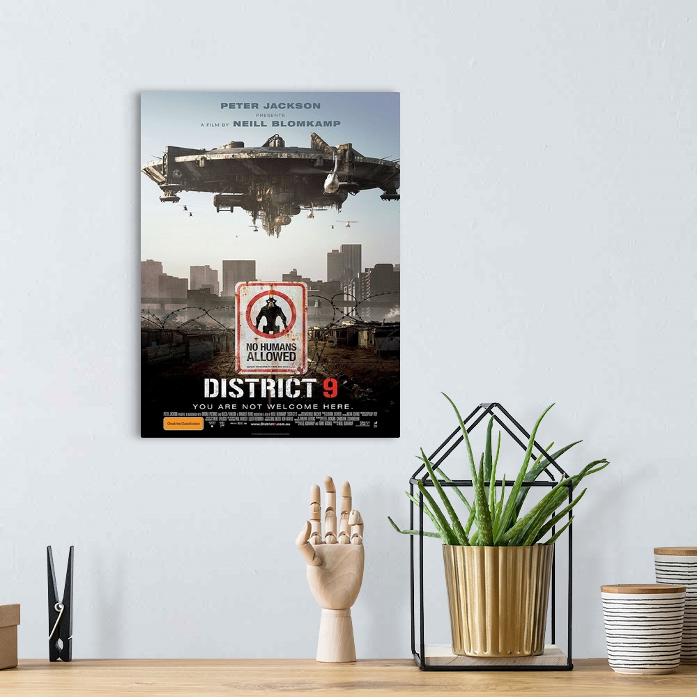 A bohemian room featuring District 9 - Movie Poster - Australian