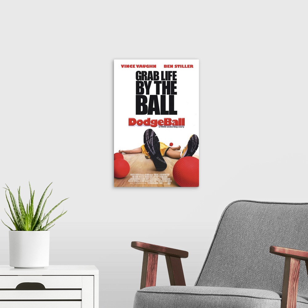 A modern room featuring Dodgeball: A True Underdog Story (2004)