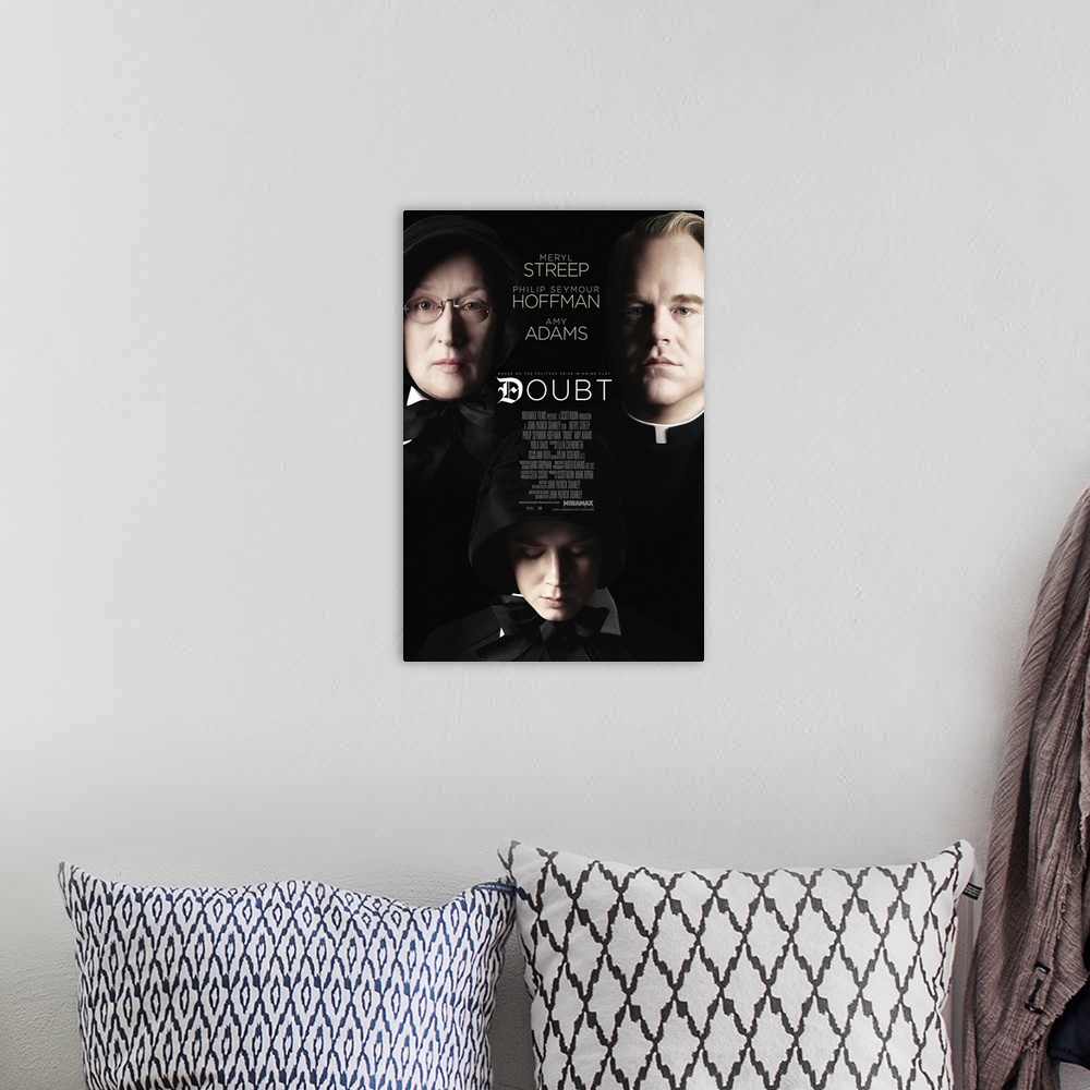 A bohemian room featuring Doubt - Movie Poster