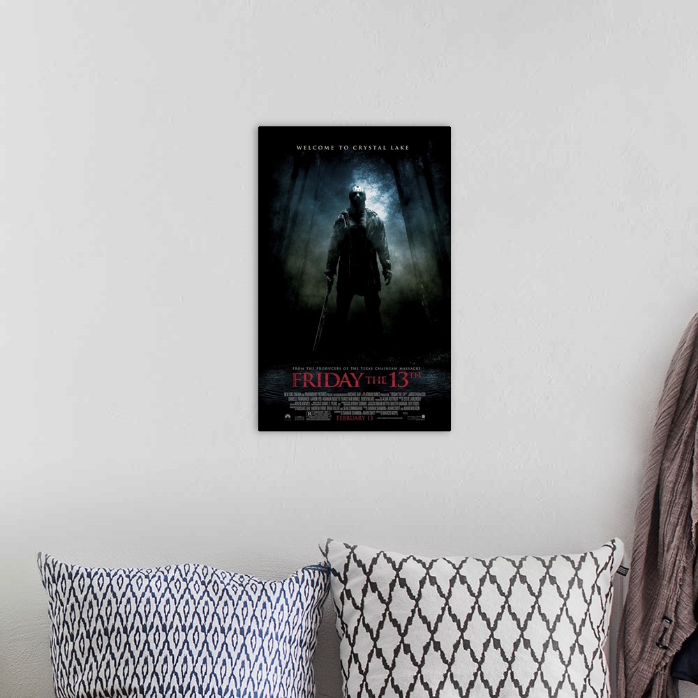 A bohemian room featuring Friday the 13th (2009)
