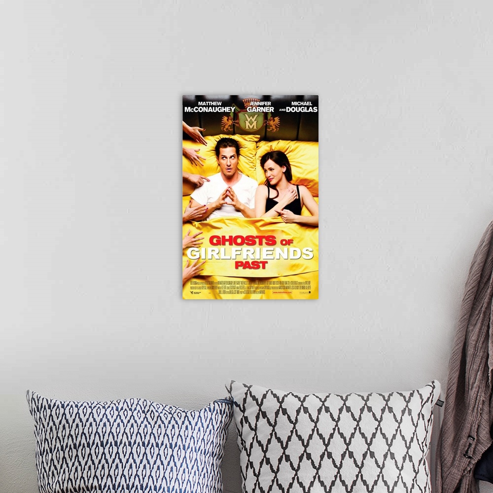 A bohemian room featuring Ghosts of Girlfriends Past - Movie Poster