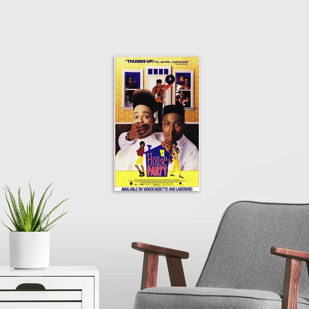 A modern room featuring Light-hearted, black hip-hop version of a '50s teen comedy with rap duo Kid 'n' Play. After his f...