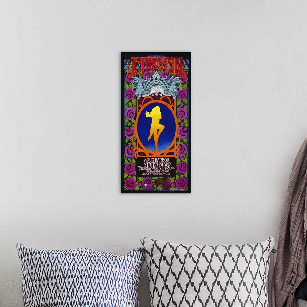 A bohemian room featuring Jethro Tull ()