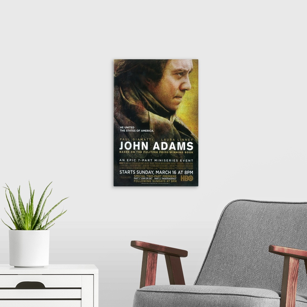 A modern room featuring John Adams (2008) - TV Poster