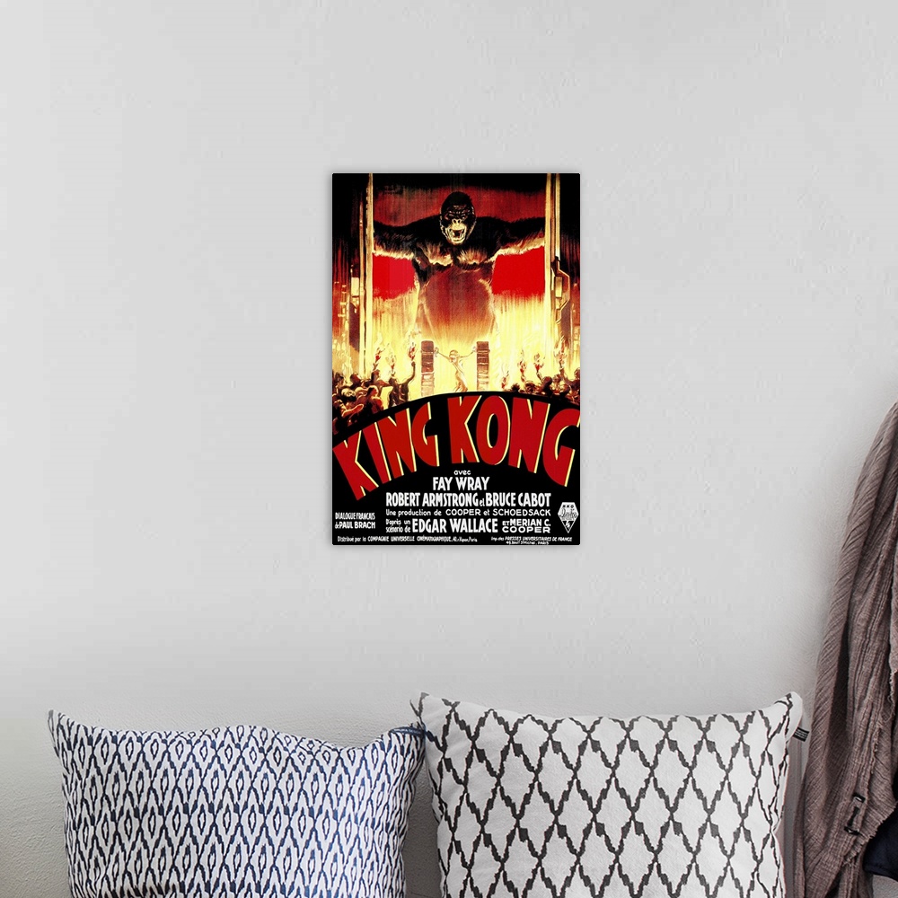 A bohemian room featuring The original beauty and the beast film classic tells the story of Kong, a giant ape captured in A...