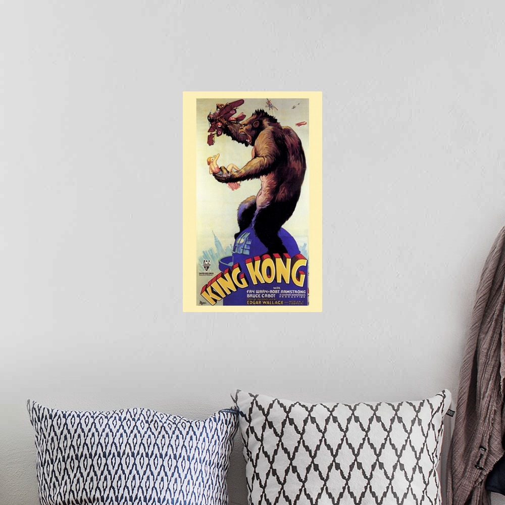 A bohemian room featuring The original beauty and the beast film classic tells the story of Kong, a giant ape captured in A...