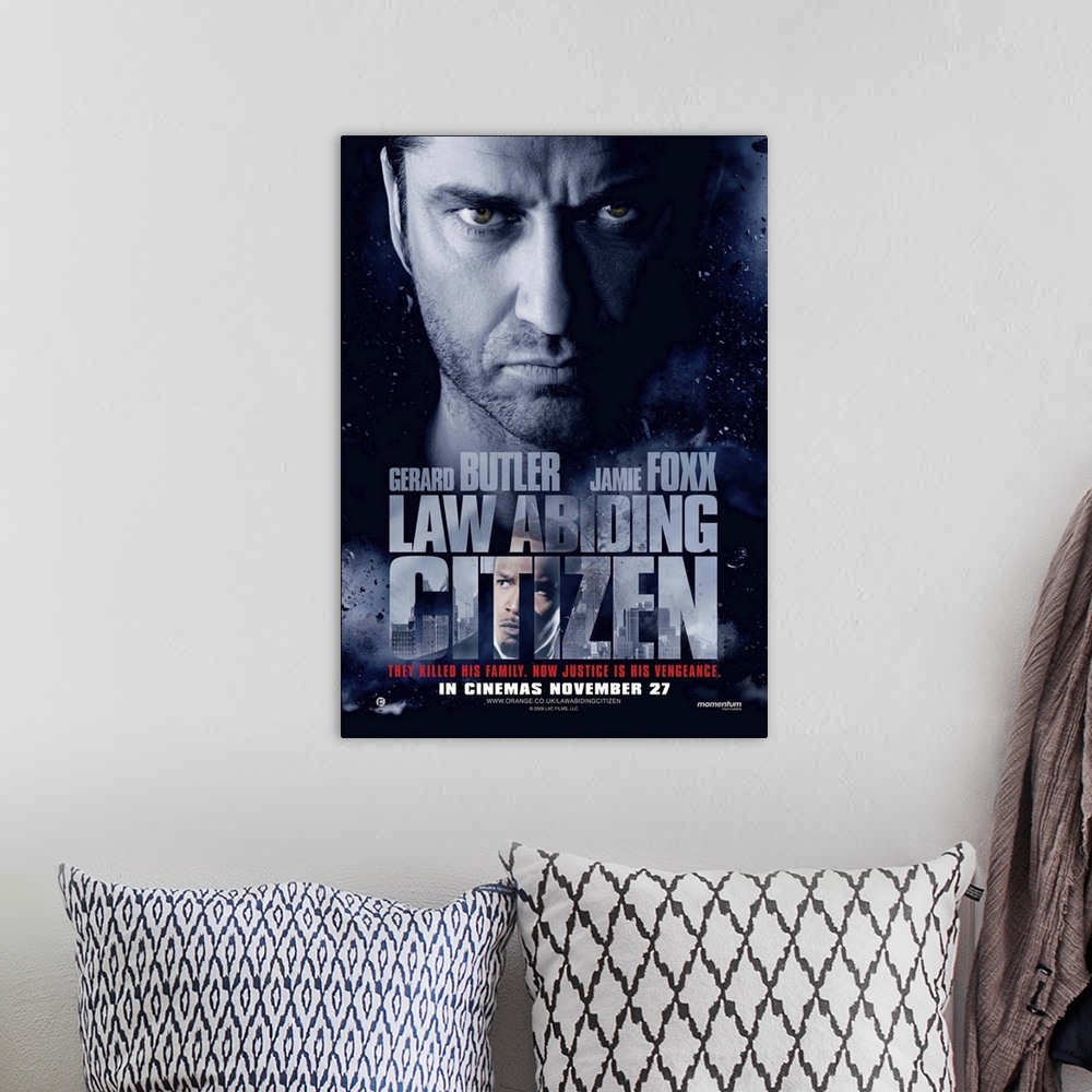 A bohemian room featuring Law Abiding Citizen - Movie Poster - UK