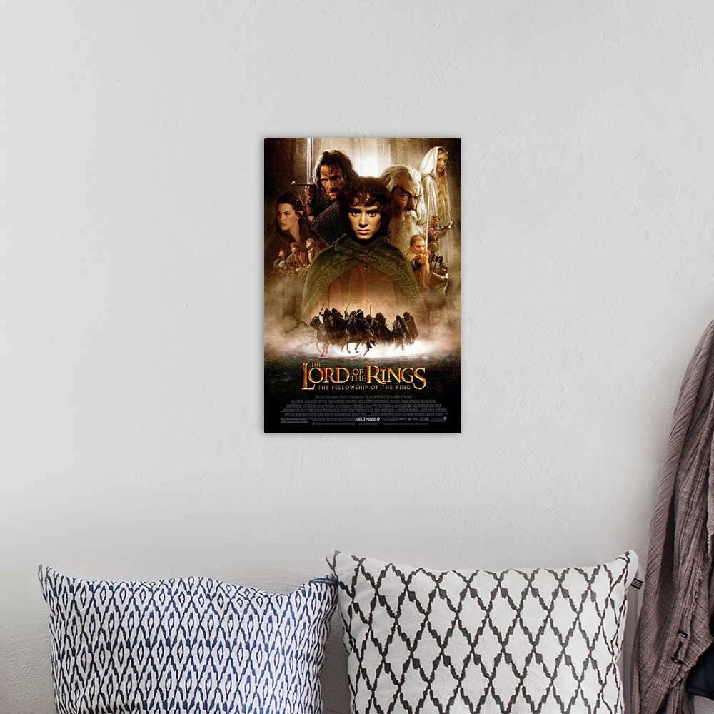 A bohemian room featuring The first in Jackson's trilogy of films based on the books by J.R.R. Tolkein. Young hobbit Frodo ...