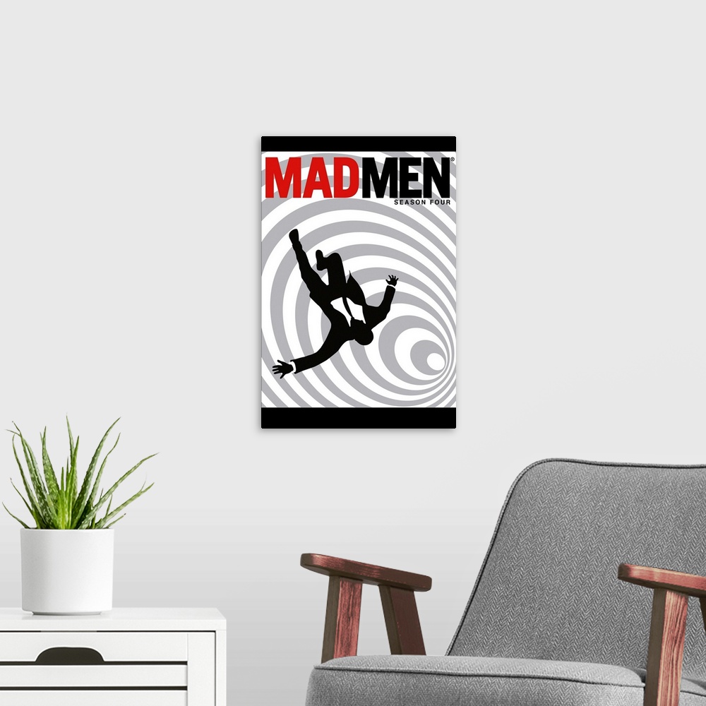 A modern room featuring MadMen - TV Poster