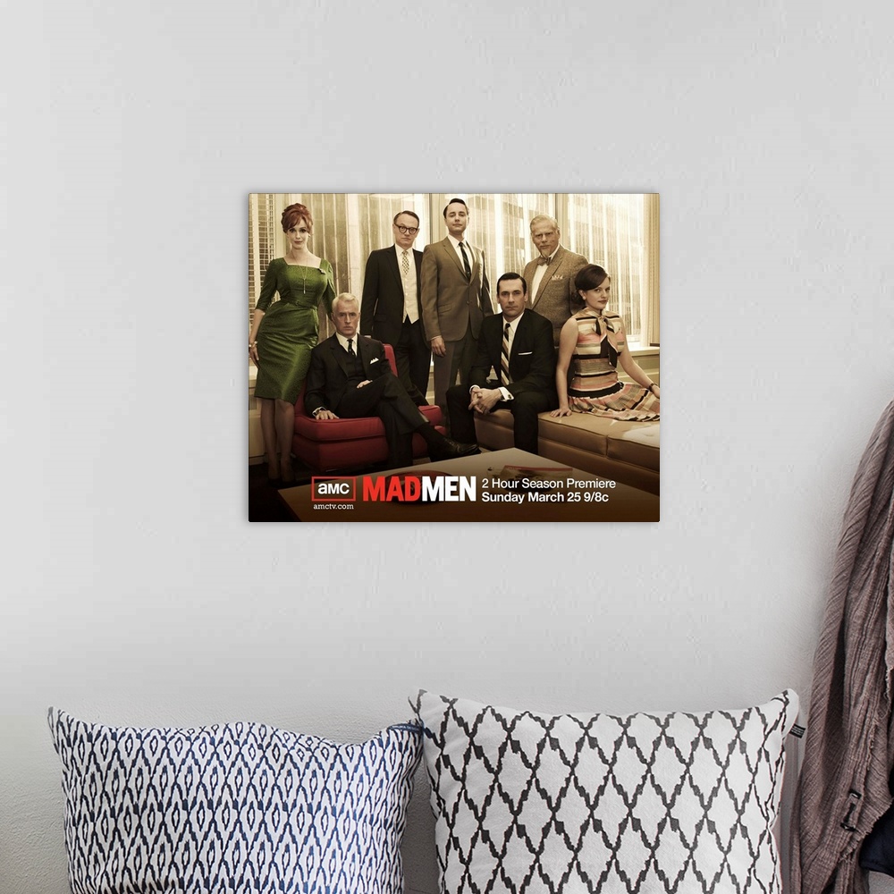 A bohemian room featuring MadMen - TV Poster