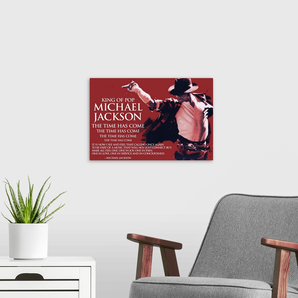 A modern room featuring A compilation of interviews, rehearsals and backstage footage of Michael Jackson as he prepared f...