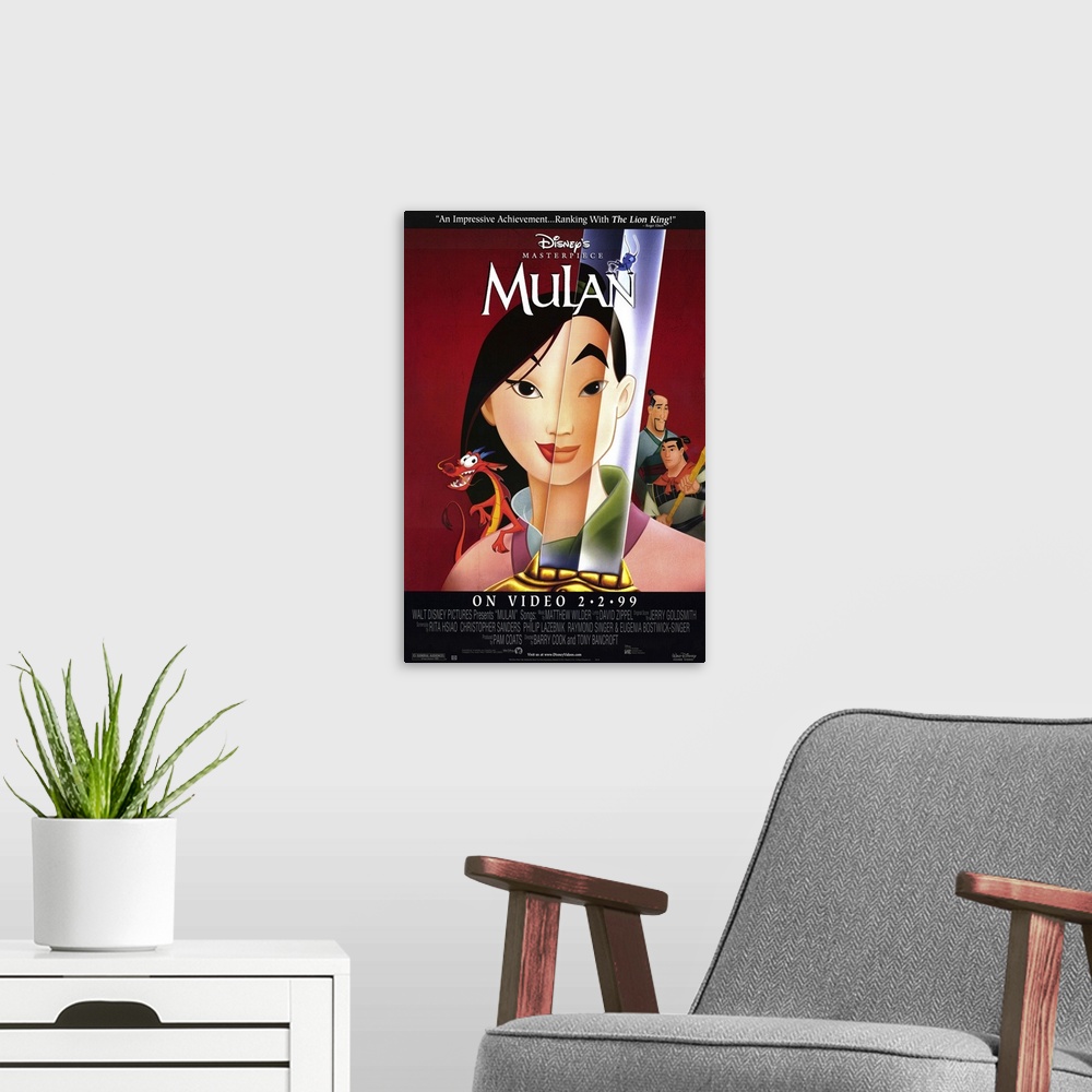 A modern room featuring Disney's 36th animated tale is taken from a Chinese fable. The Emperor (Morita) sends out an orde...