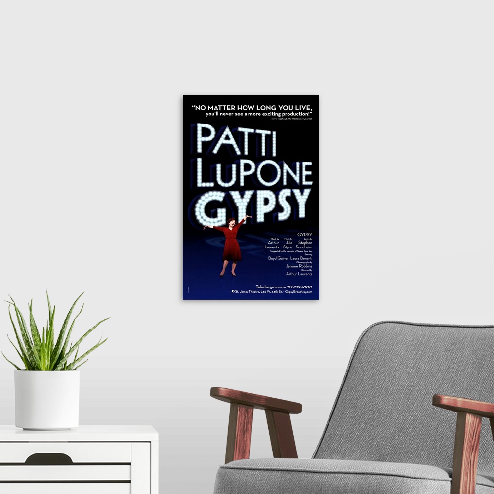 A modern room featuring Patti Lupone Gypsy (Broadway) ()